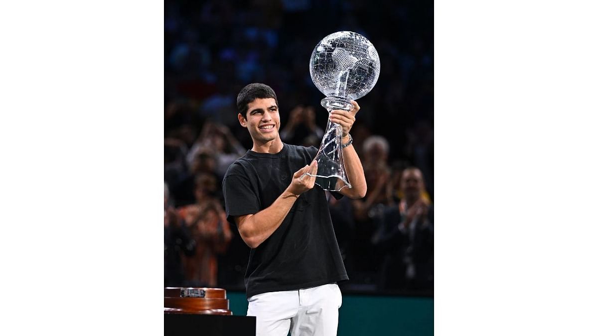 Alcaraz defeated fifth-seeded Norwegian Casper Ruud to clinch his first major title at Flushing Meadows in 2022, becoming the youngest champion at the hardcourt tournament since American Pete Sampras (19) in 1990. Credit: Instagram/@carlitosalcarazz