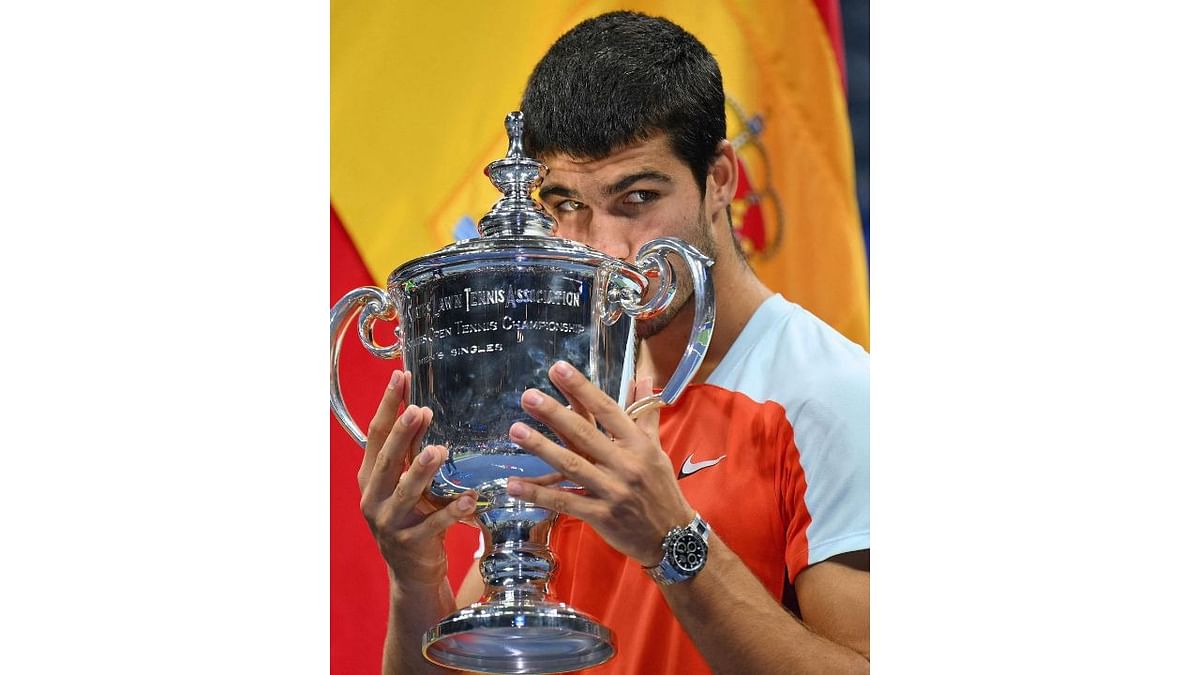 Alcaraz won his maiden Grand Slam title at the US Open in 2022 and become the youngest champion of a men's major since storied compatriot Rafael Nadal at the 2005 French Open. Credit: Instagram/@carlitosalcarazz