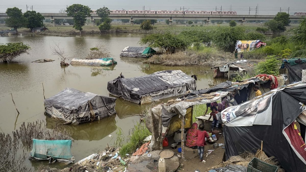With the situation deteriorating every passing hour last week, Kejriwal had urged the Centre to intervene and the Delhi Police imposed Section 144 of the CrPC in flood-prone areas to prevent public movement there. Credit: PTI Photo