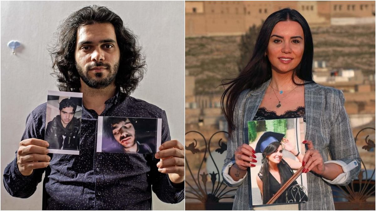 27-year-old Anas Ali and 29-year-old Dima al-Kaed | AFP