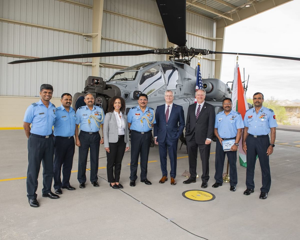 The first batch of helicopters is scheduled to be shipped to India by July this year. Selected aircrew and ground crew have undergone training at the training facilities at the US Army base Fort Rucker, Alabama. Credit: Twitter/@IAF_MCC
