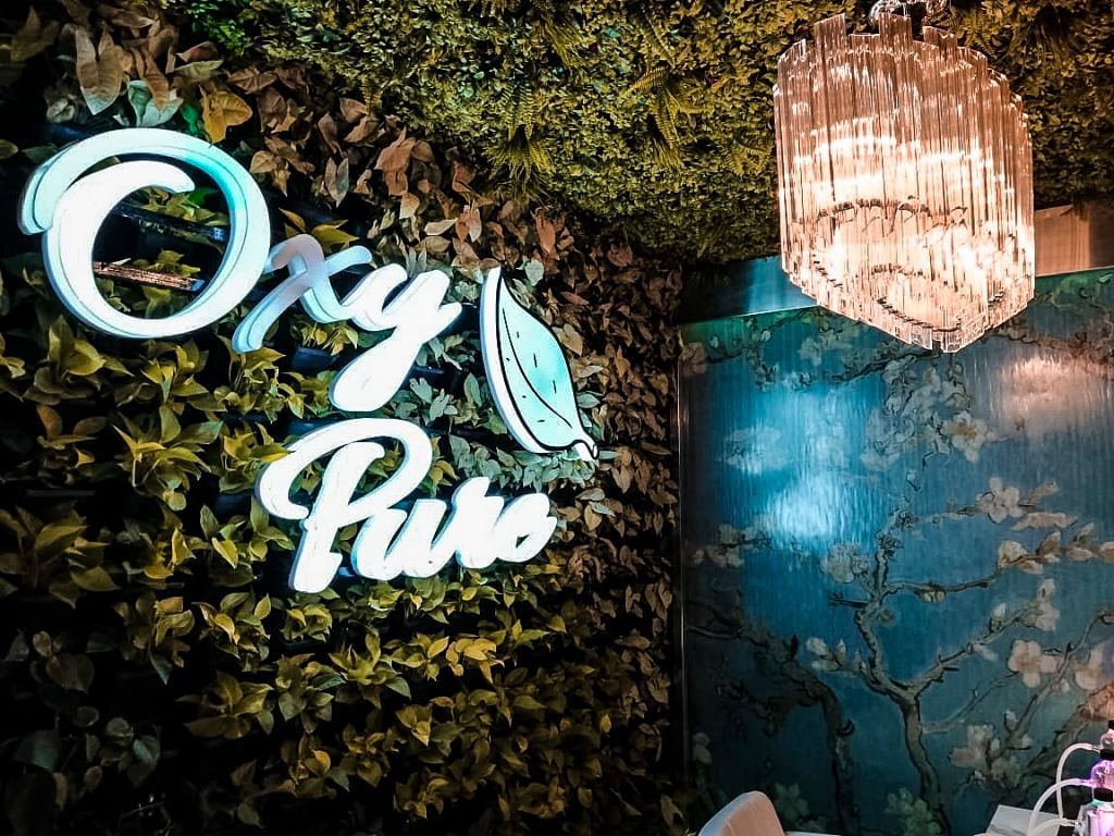 Oxy Pure was launched by Aryavir Kumar in May of this year. From the outside, it seems like a regular bar but the cuisine is unique - oxygen. (Image: Oxy Pure website)