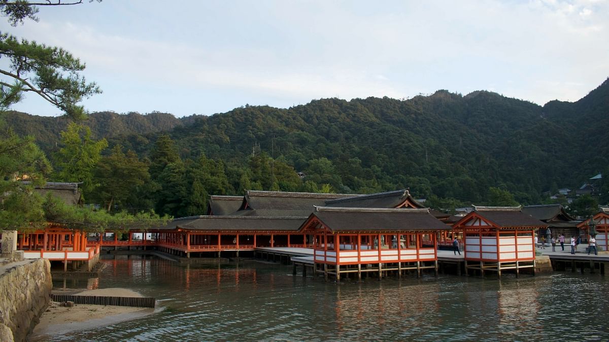 The Itsukushima floating shrine near Hiroshima. Credit: Chandreyi Bandyopadhyay