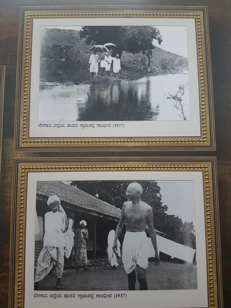 Gandhi's visit to Hudali village