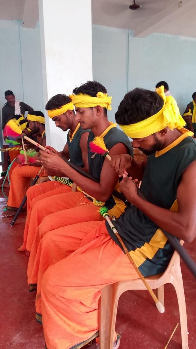 Youths undergo training at Kambala Conservation and Maintenance and Kambala Training Academy at Meeyaru in Udupi.