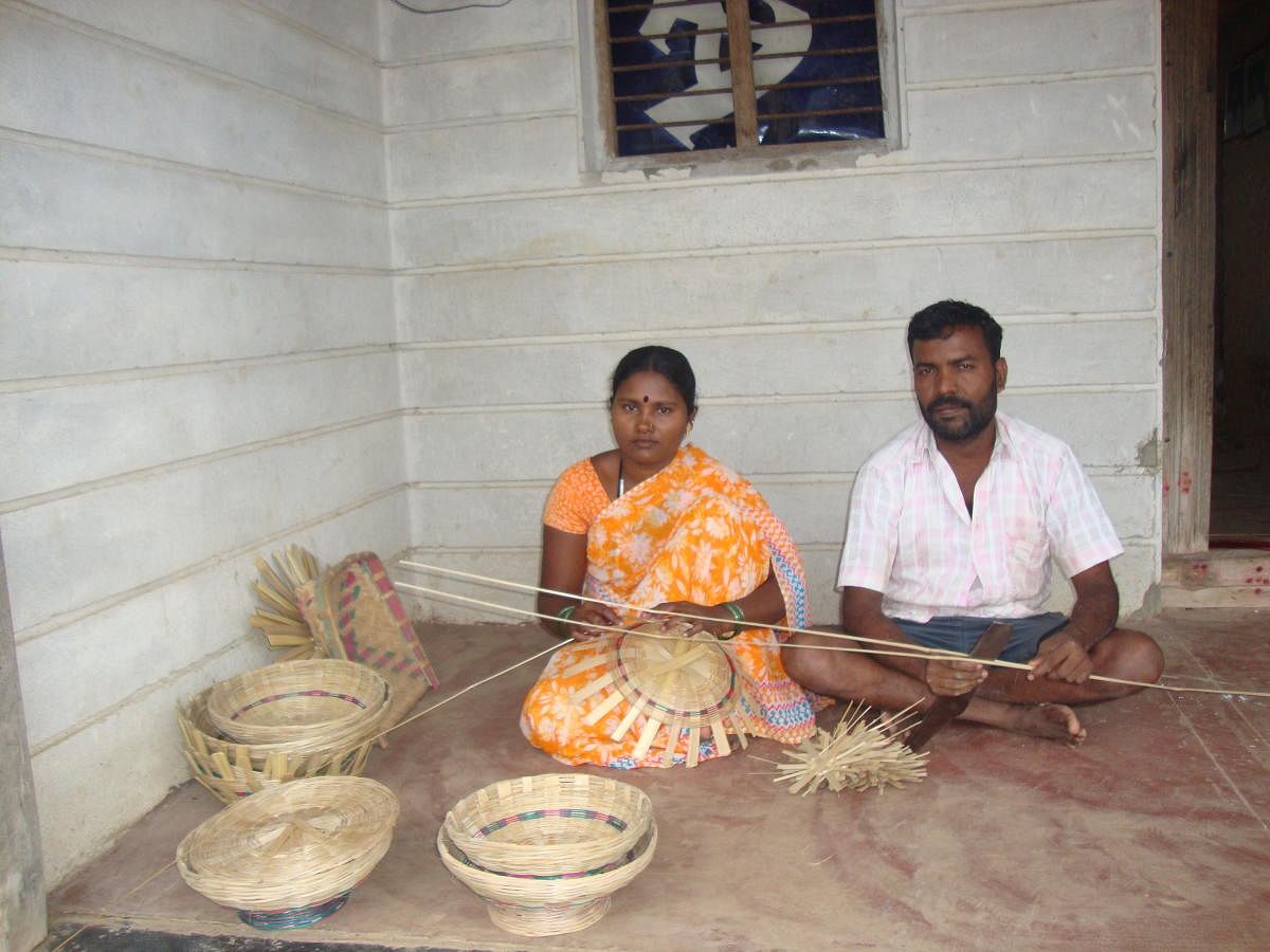 Bamboo craft, Mugad, Dharwad - Photos by Malati Hegde