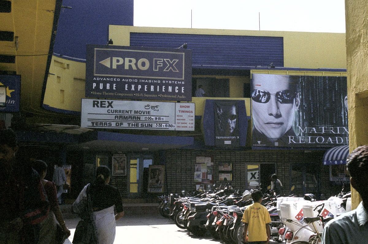Rex opened on Brigade Road with the screening of ‘The Sleeping Beauty’ in 1962. It mostly screened Hollywood films, and fans combined movie watching with shopping on the high street. Credit: DH Photo