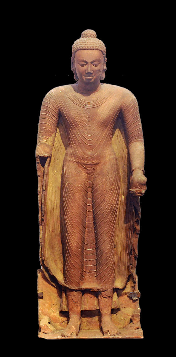 A Buddha statue from the Iron agedating back to 6th Century BCE.Photo Credit: Indian Museum