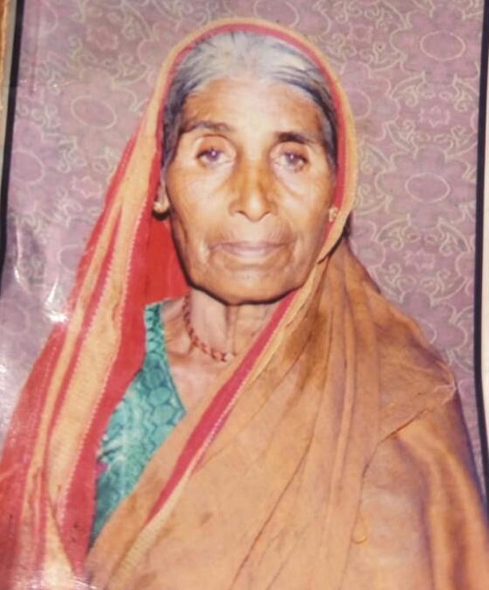 Honnamma Mallappa Poojari, who died after drinking the water. dh photo