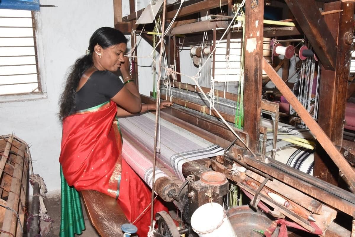 Revival Hemalatha Jain and team are reviving pattada anchu and gomi teni saris from slipping into cracks.