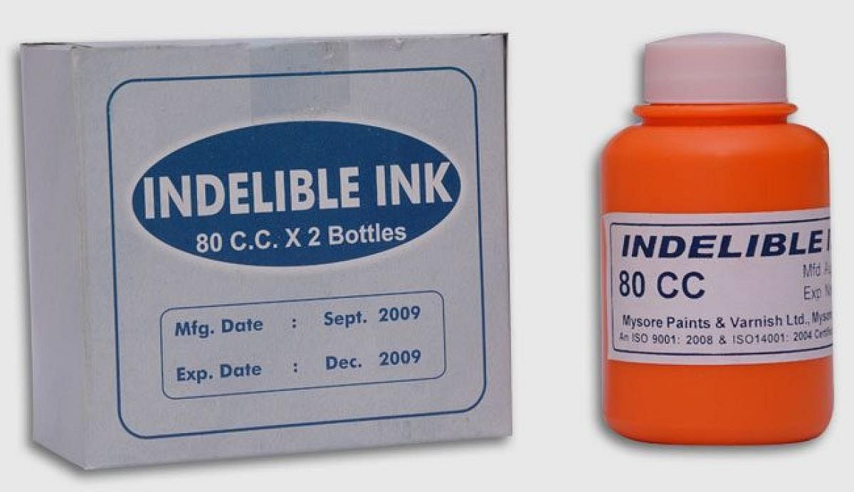 Indelible ink vials