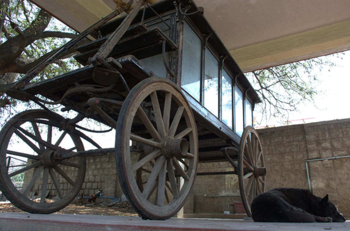 Past Glory Hearse of Wesley Church, Mysuru.