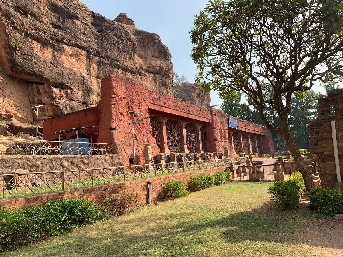 A view of the Archaoeological Museum in Badami. Photos by author