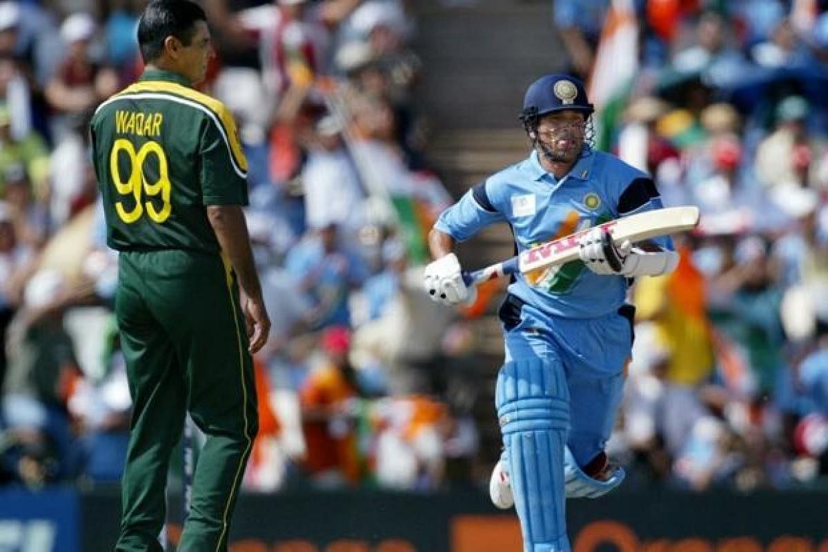 Sachin Tendulkar struck a breezy 98 to pulverise a star-studded Pakistan attack in the 2003 World Cup in Centurion.