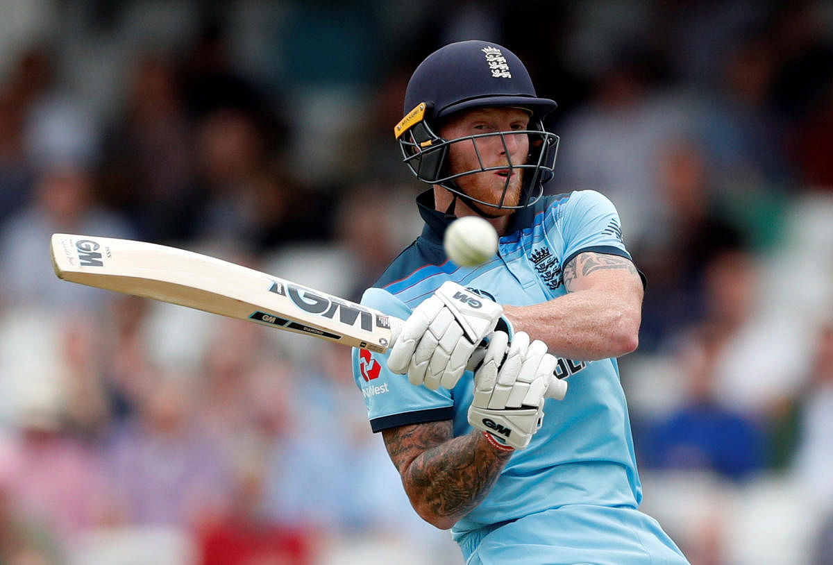England's Ben Stokes en route his sparkling 89 in the World Cup opener against South Africa at the Oval on Thursday. Reuters