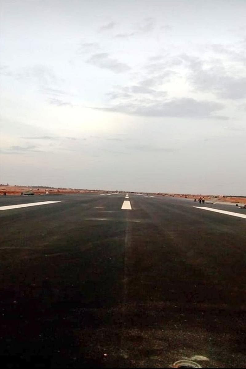The painting work on the second runway and the taxiway will go on until July 25.