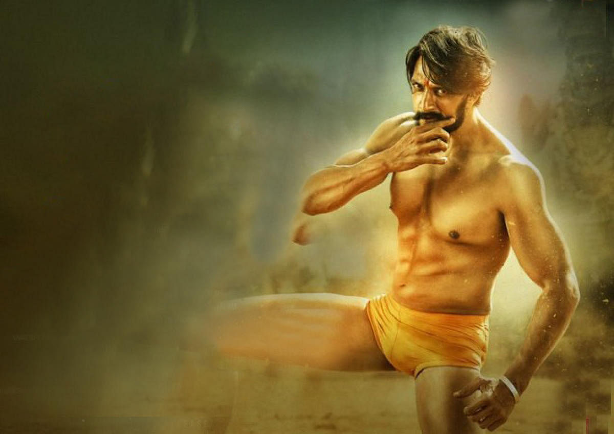 Sudeep plays a wrestler who transforms into a successful boxer in ‘Pailwaan’.