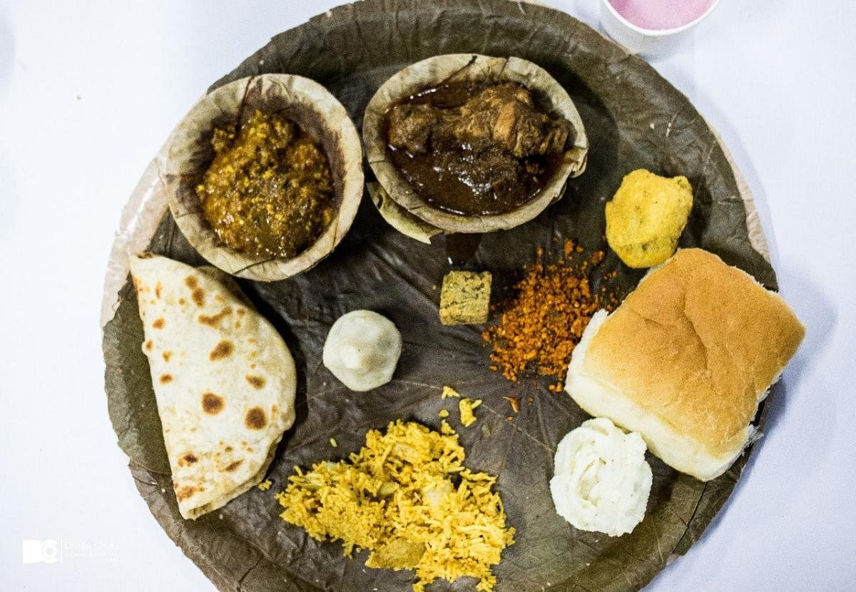 A thali served during the Ethnic Meal Day at IIMB. 
