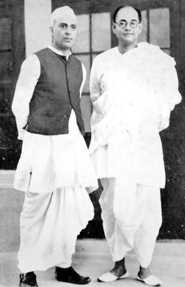 Nehru with Subhash Chandra Bose