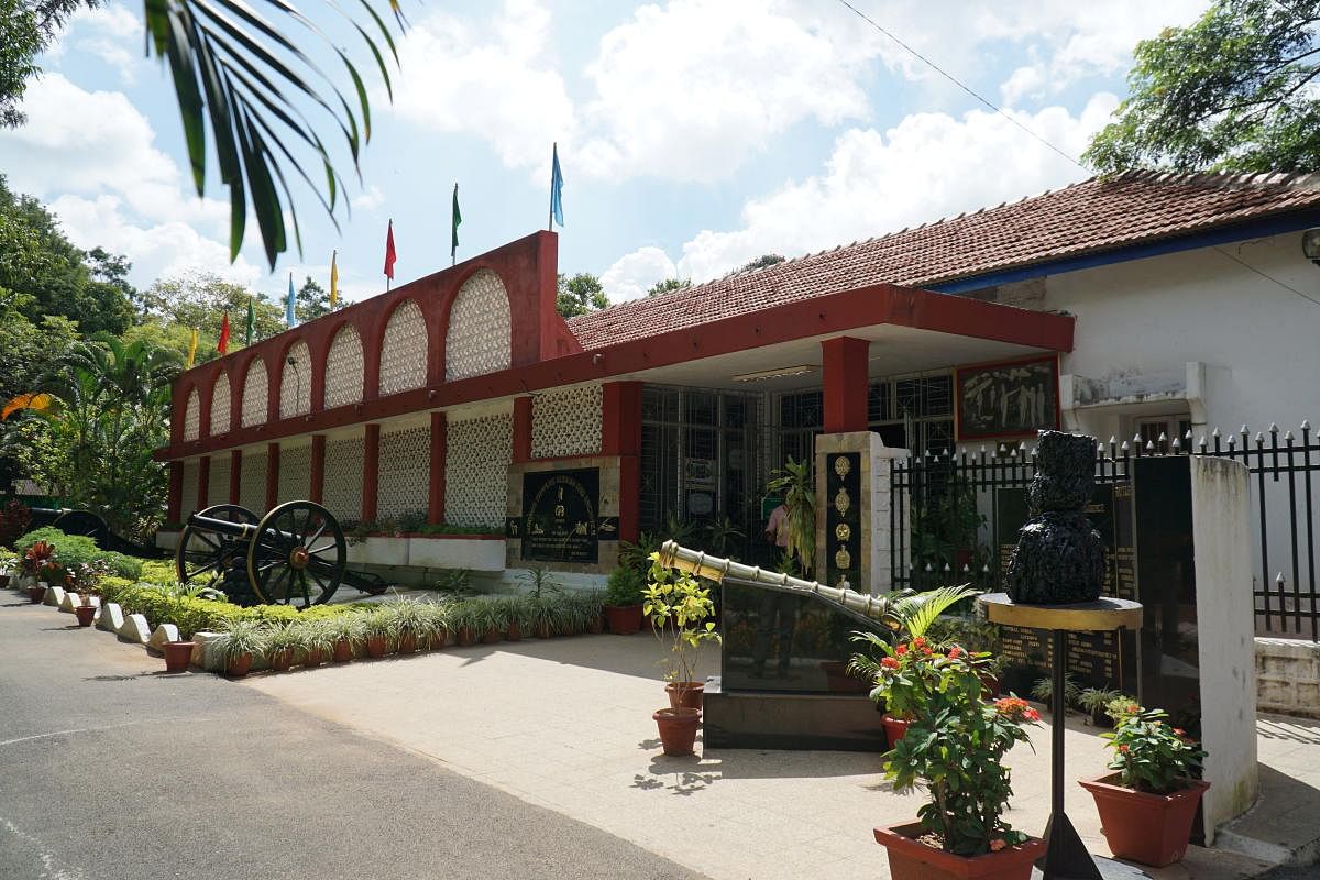 The Madras Sappers Museum in Bengaluru. DH PHOTO/AKHIL KADIDAL