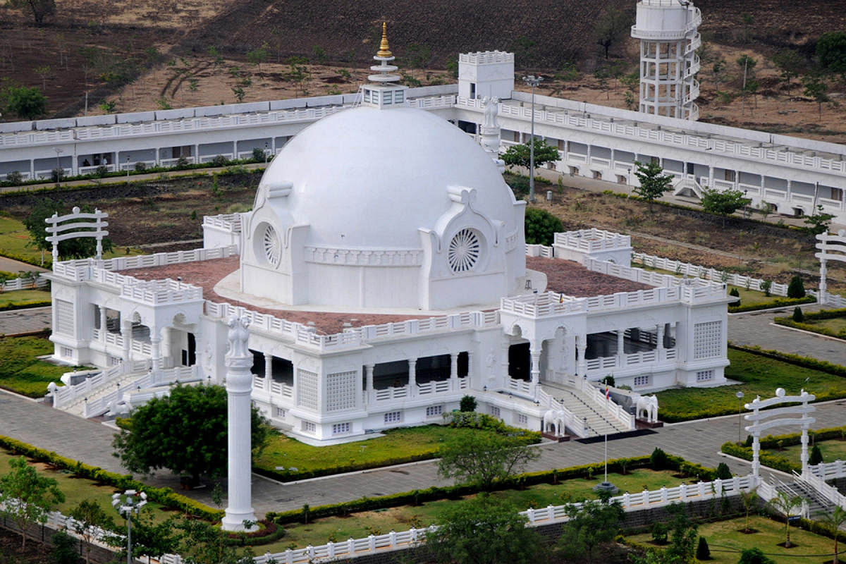 Buddha Vihar, Spread over 75 acres, it was inaugurated by the Dalai Lama himself, in 2009.