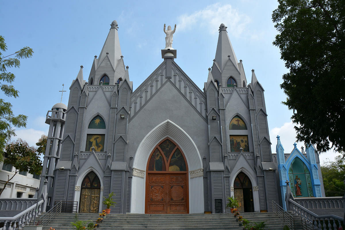 Saint Mary Cathedral, Located near Station Road, it has Gothic-styled architecture.