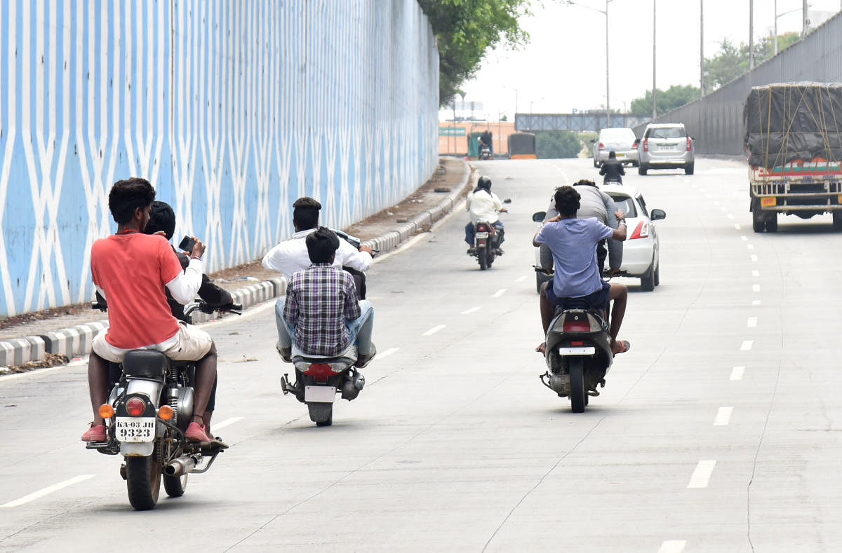 Wheelie riders were ordered by the court to furnish a Rs 2 lakh bond for the release of their vehicle. DH FILE PHOTO