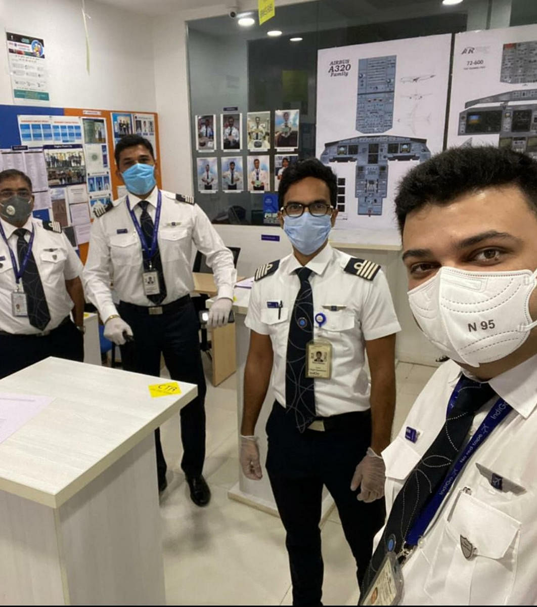 All Indigo pilots went through a rigorous 40-module training programme during the lockdown, and took a test. They also attended online yoga and Zumba sessions to stay physically fit.