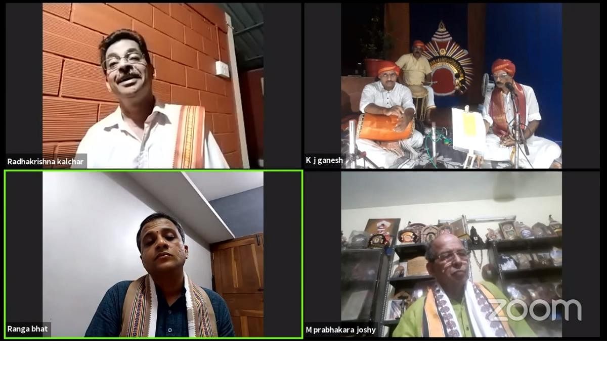 Both young and old Yakshagana and Taalamaddale artistes are experimenting with virtual venues to keep the art on people’s minds.