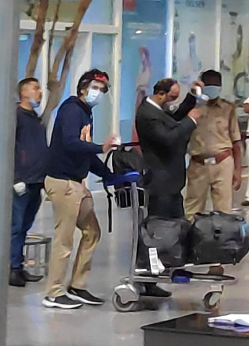 OCI card-holding students arriving at the Kempegowda International Airport by Vande Bharat Mission flights from the United States. Special arrangement