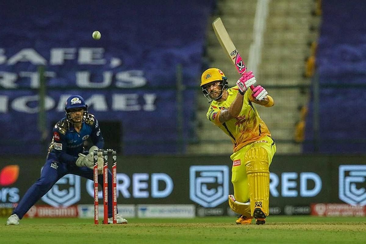 Ambati Rayudu and Faf du Plessis struck a half-century each to power Chennai Super Kings home in the IPL opener against Mumbai Indians on Saturday. PTI