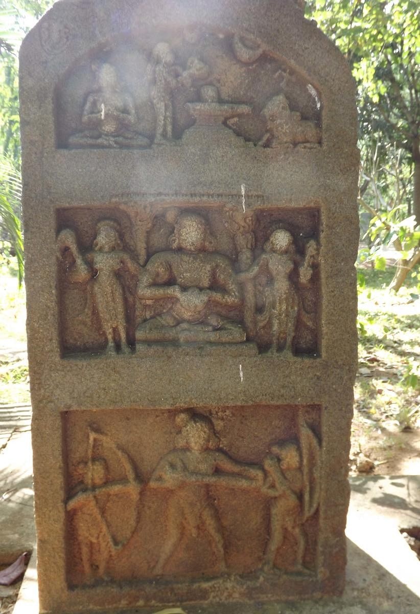 A hero stone from Irubanahalli, Nagamangala in Mandya. Photos by author, DH