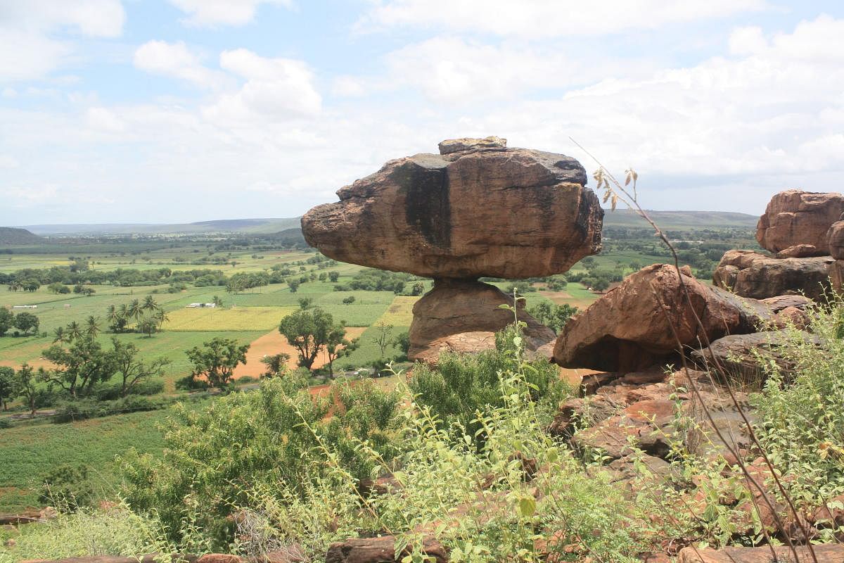 One of the natural rock formations of the Malaprabha Valley, near Badami. Photos by Srikumar M Menon