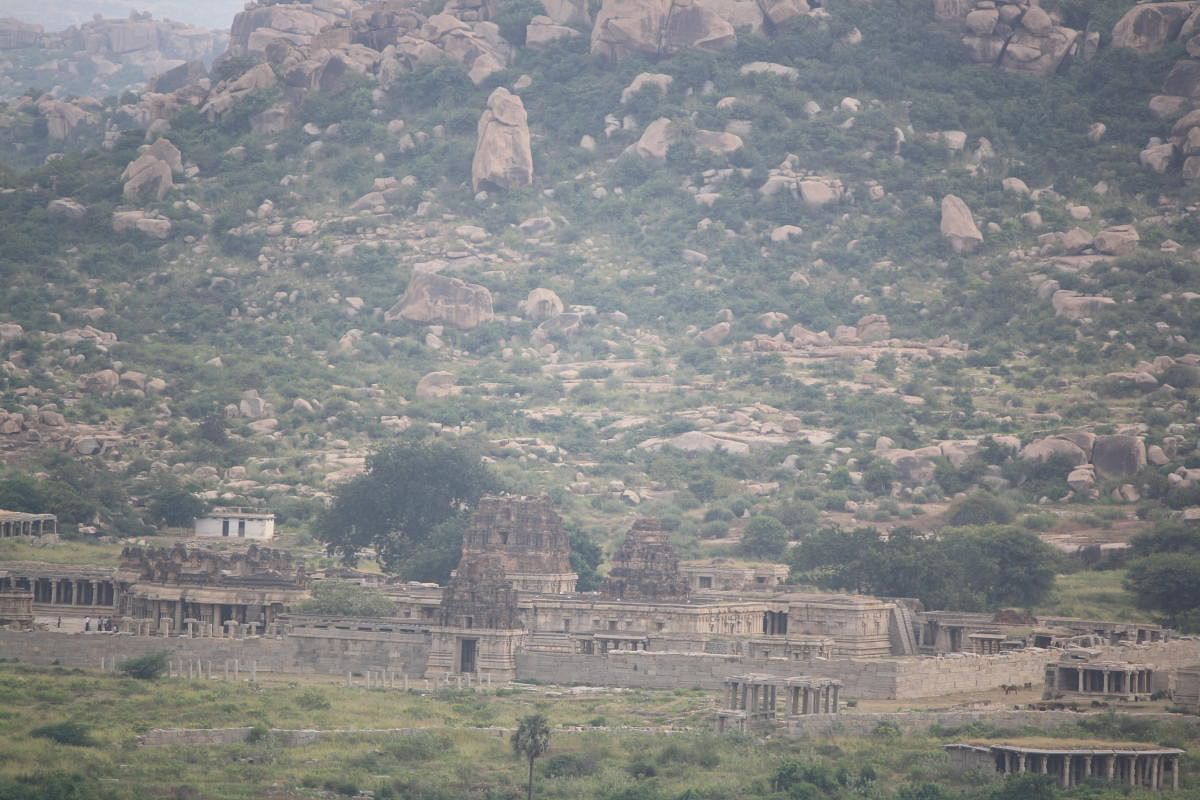 The various monuments of Hampi respond well to the dramatic surroundings. Credit: DH Photo/Srikumar M Menon