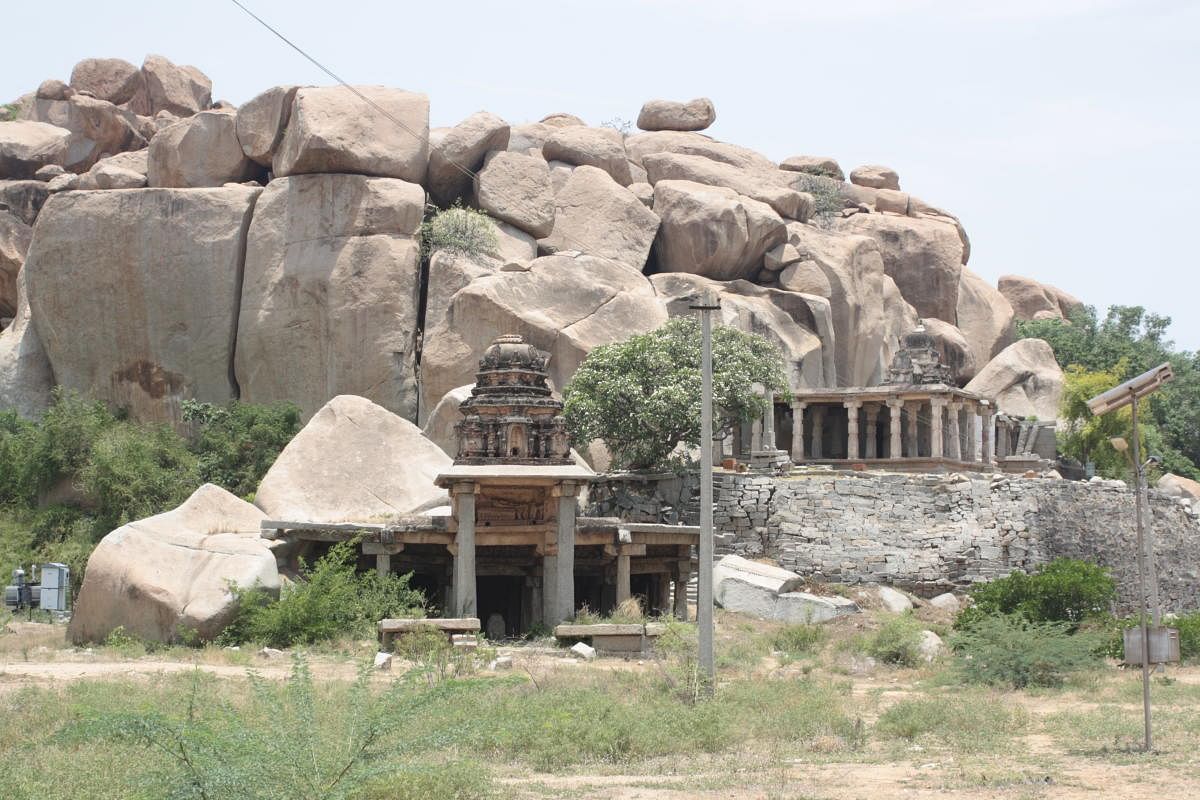 The Vishnu Temple near Chakratirtha. Credit: DH Photo/Srikumar M Menon