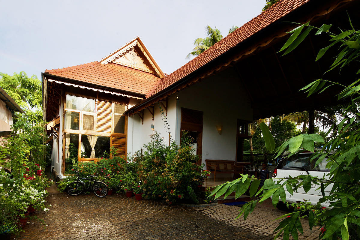 A eco-friendly, traditional house built by Ajay and Tara. Credit: Special Arrangement