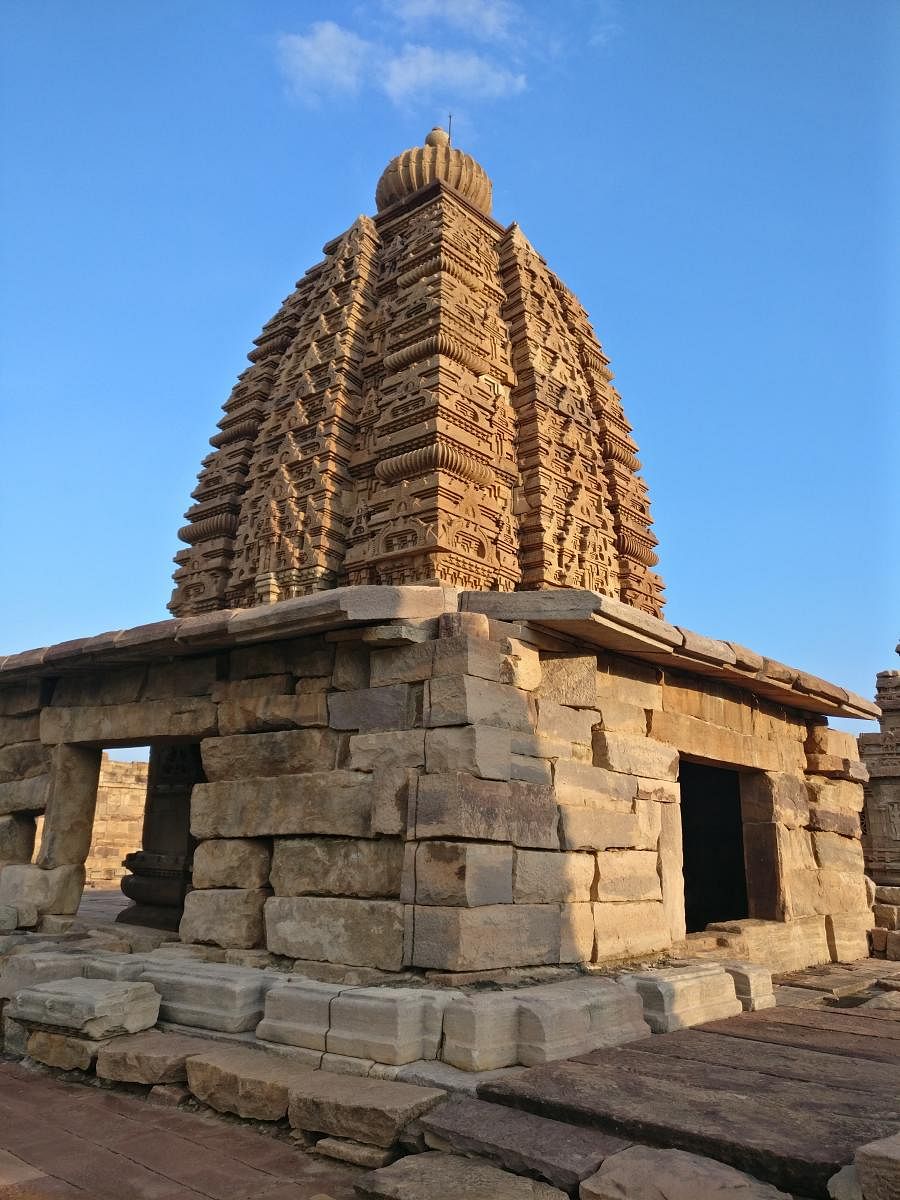 The Galaganatha Temple, Pattadakal, built in the Nagara idiom. Photo by Srikumar M Menon 