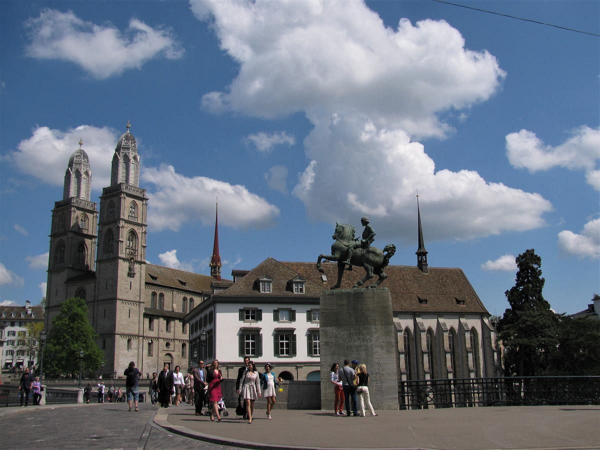 Zurich’s iconic Grossmunster or Great Church