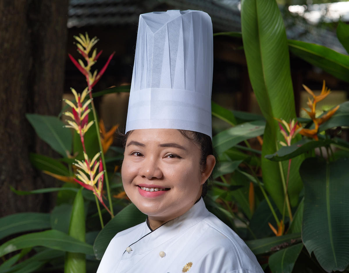 Chef Napharphak Pompraksa Masterchef, Thai cuisine, The Oberoi BengaluruTell me about your journey. What drew you to food?As a young girl I grew up in a large household bustling with people and visitors. Food was integral to our hospitality and sense. Credit: DH Photo