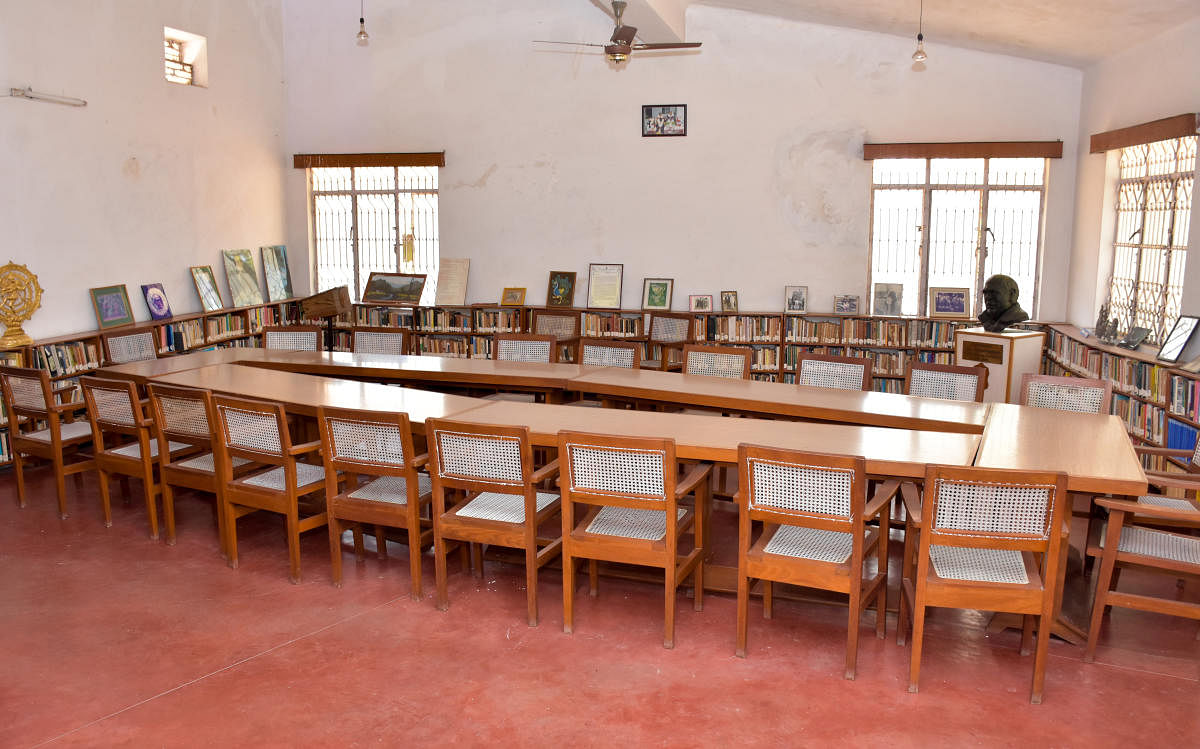 A view of Dhvanyaloka's library. PHOTO BY B R SAVITHA
