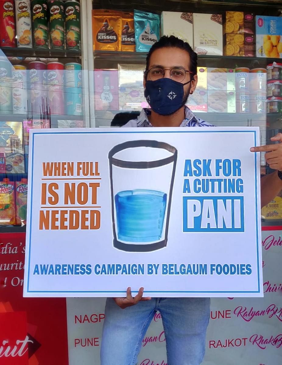 A poster of the Cutting Pani campaign.