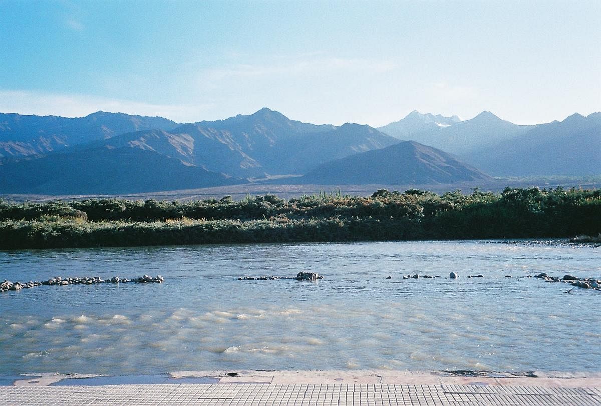 The Indus near Shey Manla town in Ladakh