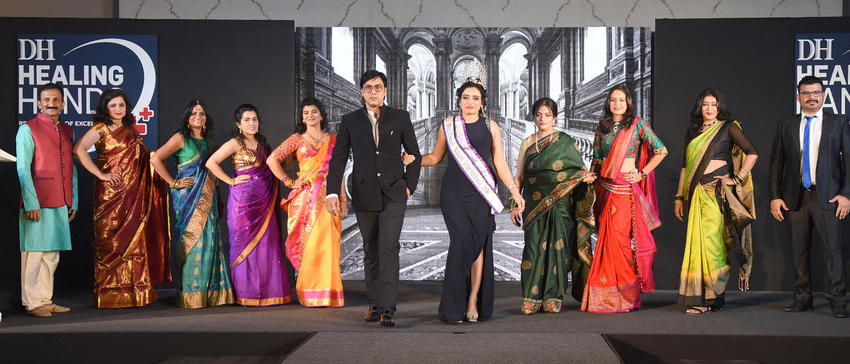 Doctors walk the ramp at the event