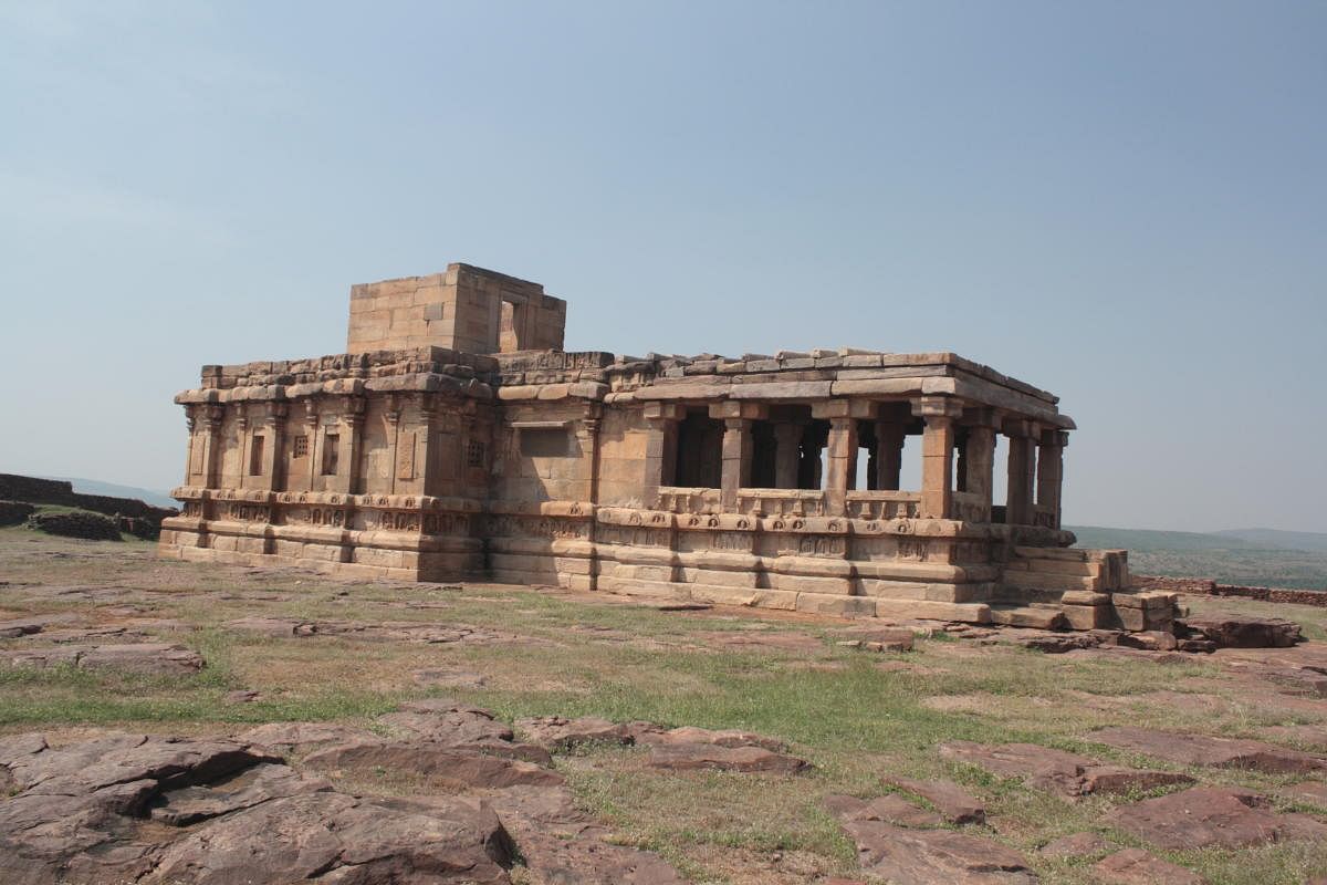 The Jain temple on Meguti Hill, Aihole