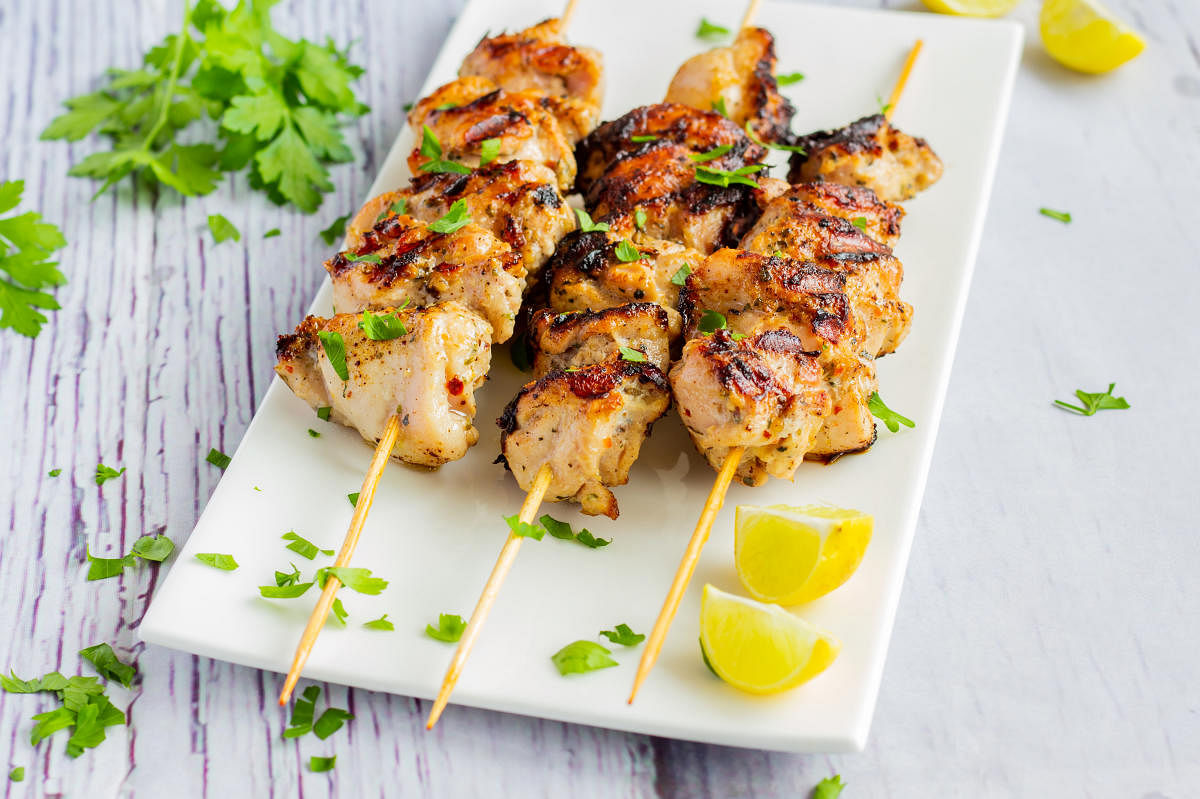 Chicken kebabs