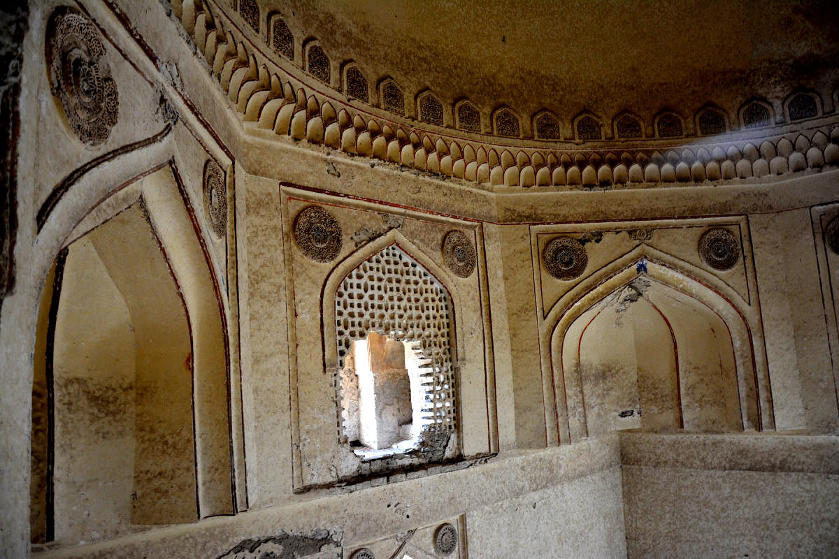 The inner view of the structure. Photo by Mohammed Ayazuddin Patel