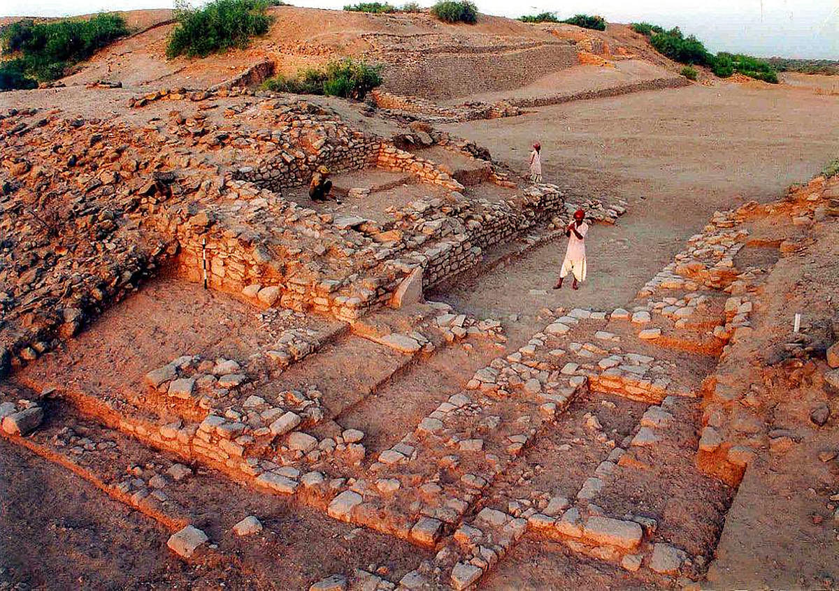The Dholavira archaeological site belonging to the Indus Valley Civilisation. PTI PHOTO