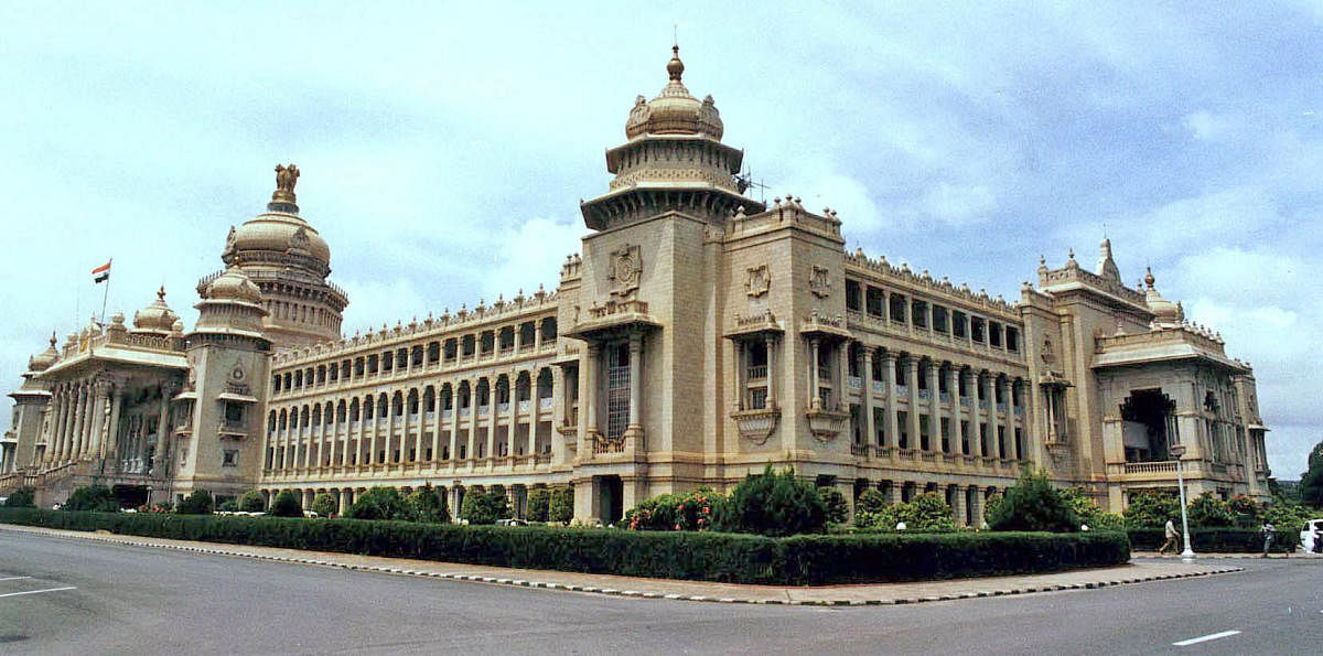 Vidhana Soudha building. Photo by DH/PV Staff Photographer