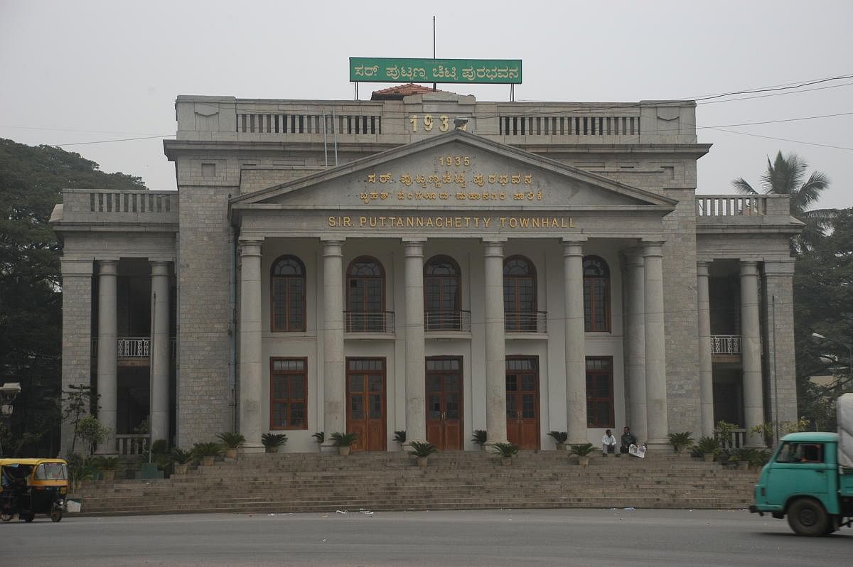 Sir Puttanna Chetty Town Hall. 