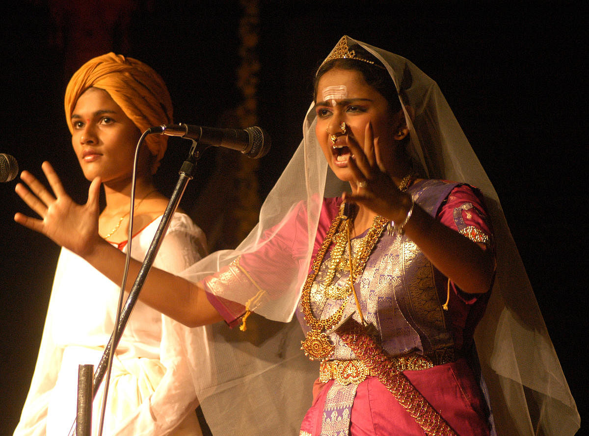 A contemporary staging featuring Kittur Rani Chennamma.